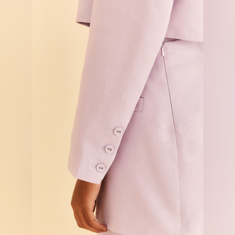 FARM Rio Lilac Women's Cutout Blazer - Picture 5 of 10
